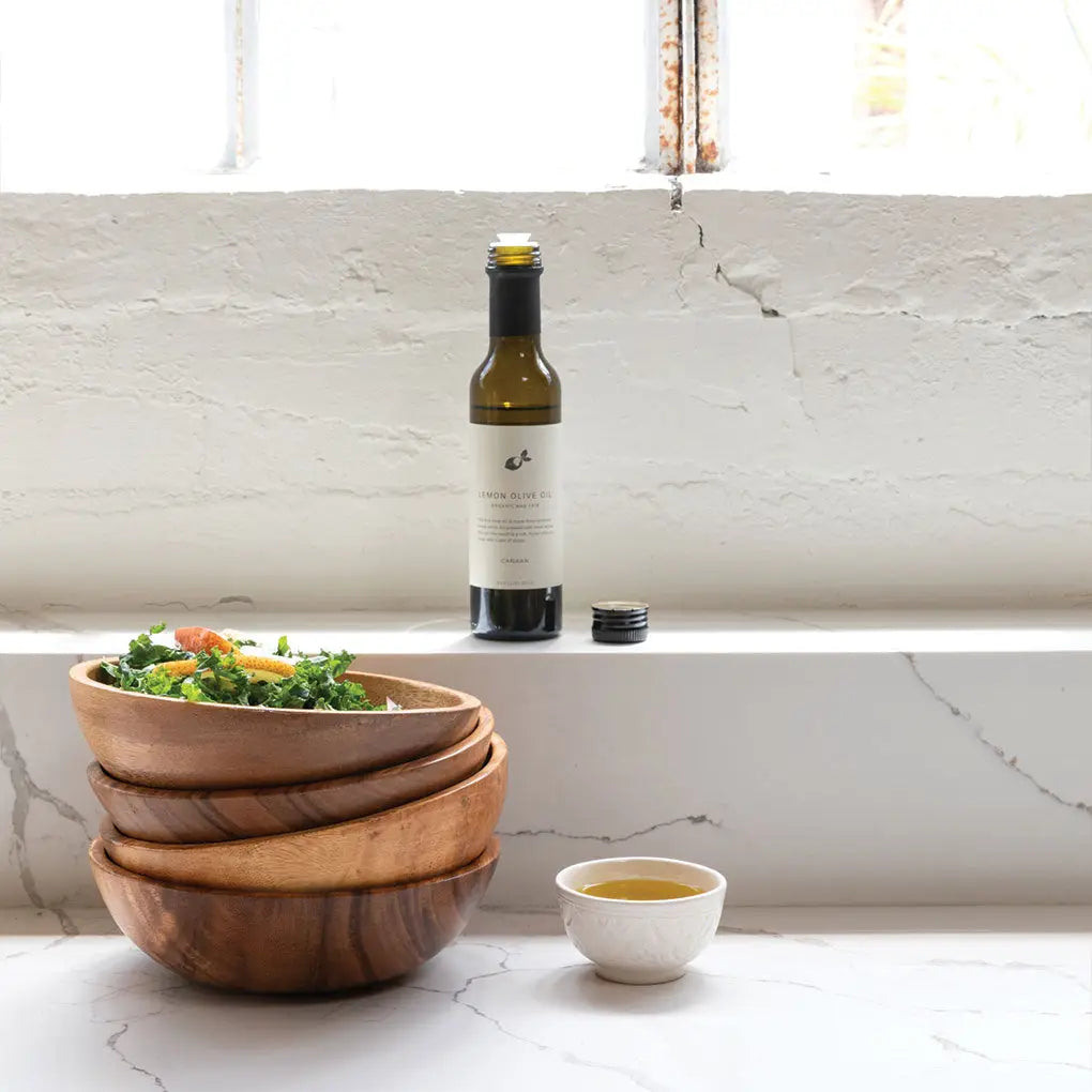 Acacia Wood Salad Bowl