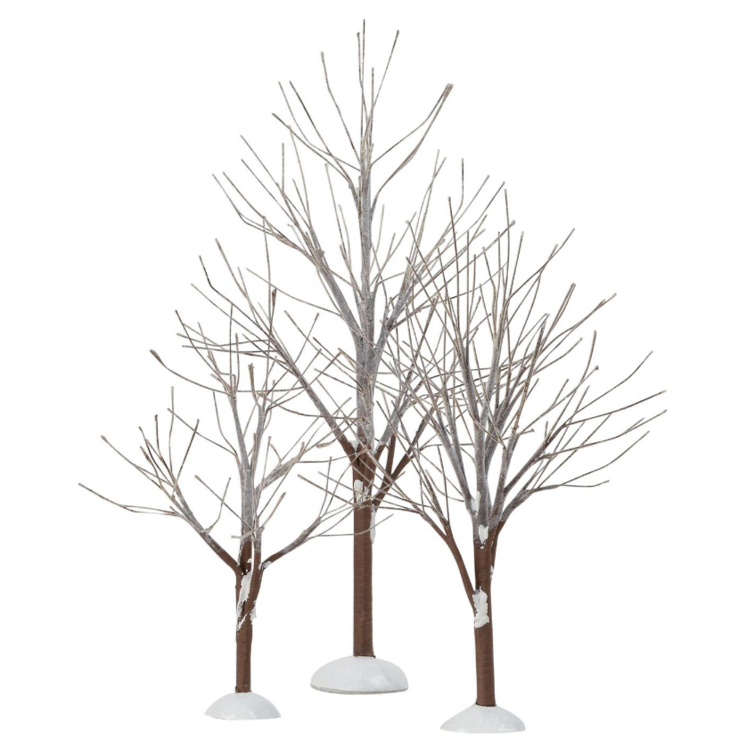 Village Frosty Trees (Set of 3)