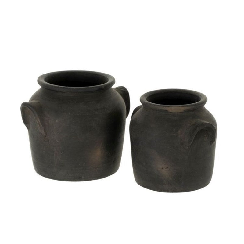 Burnt Terracotta Urn (2 Sizes)