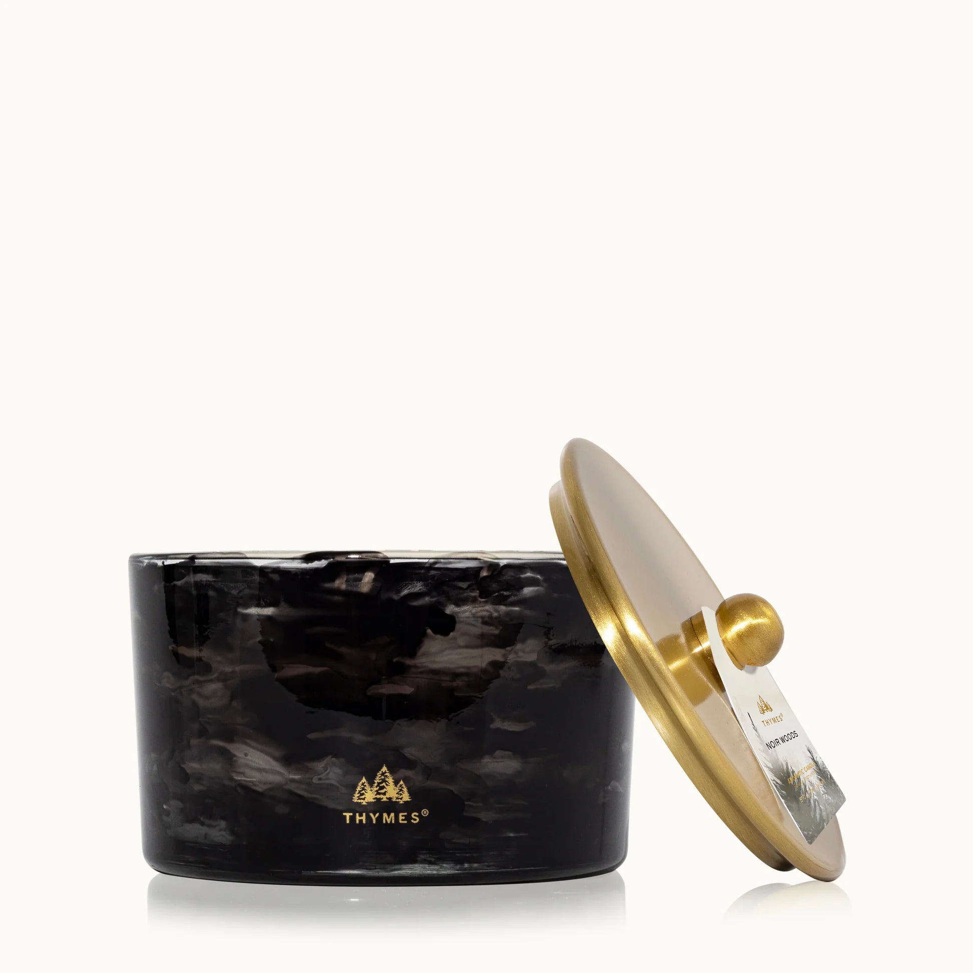 Thymes Noir Woods 3-Wick Candle-18oz
