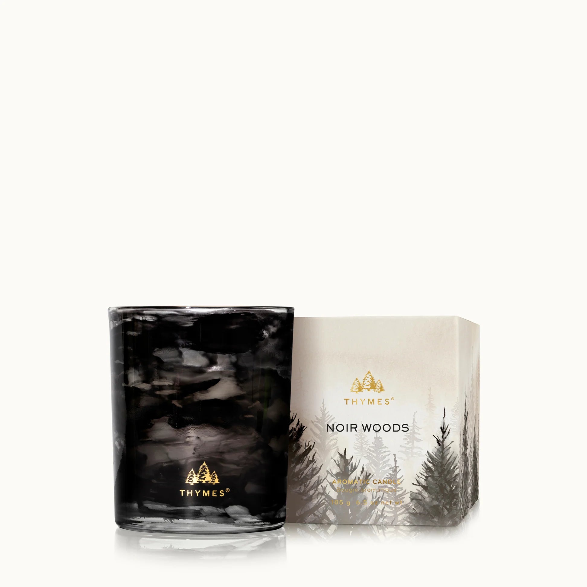 Thymes Noir Woods Candle-6.5oz