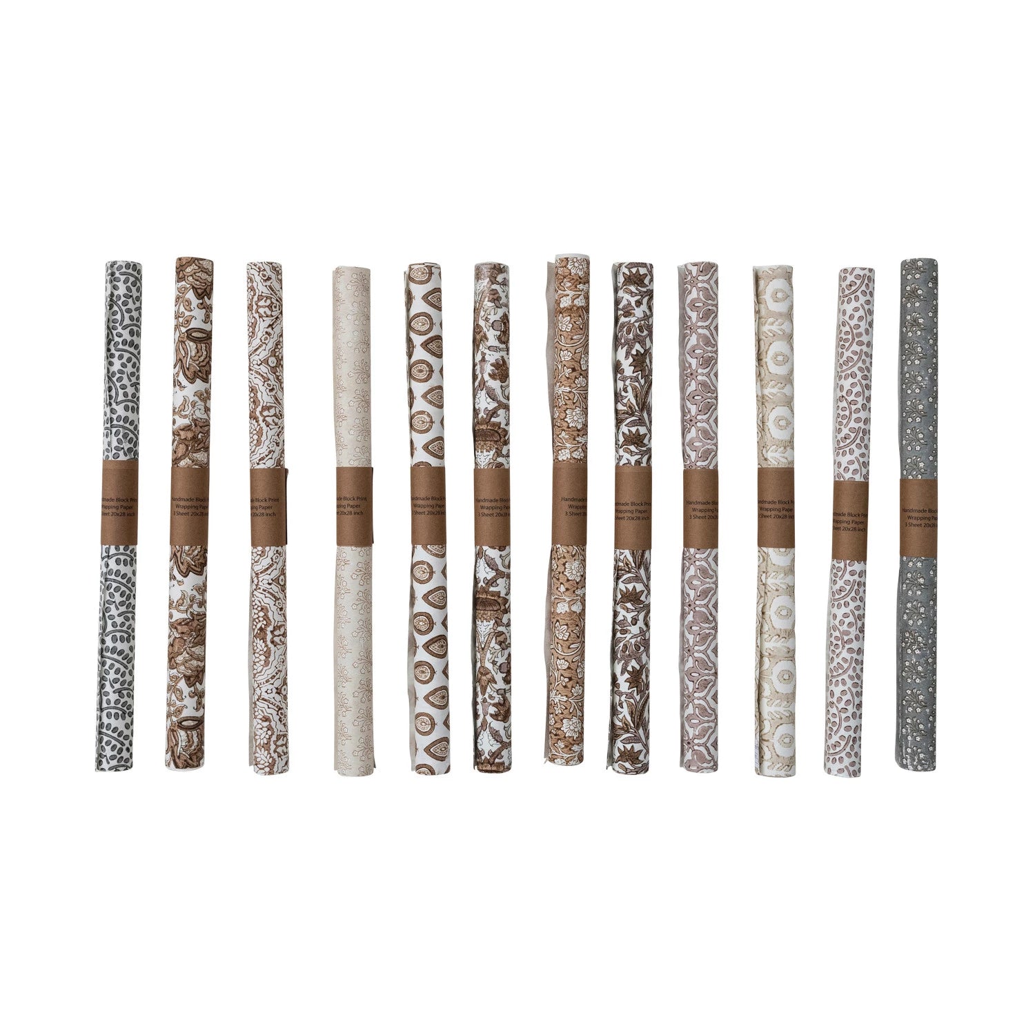 Recycled Gift Wrapping Paper (12 styles)