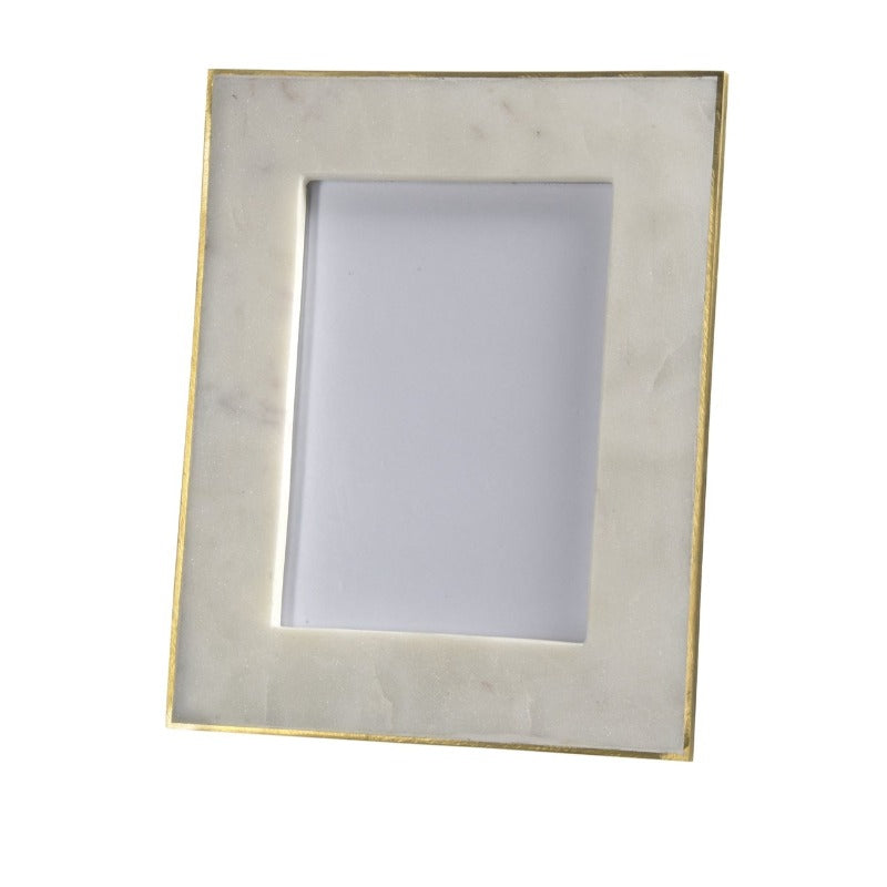 Marble & Brass Photo Frame