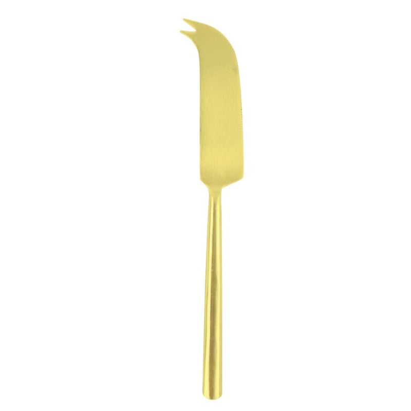 Matte Gold Cheese Knife