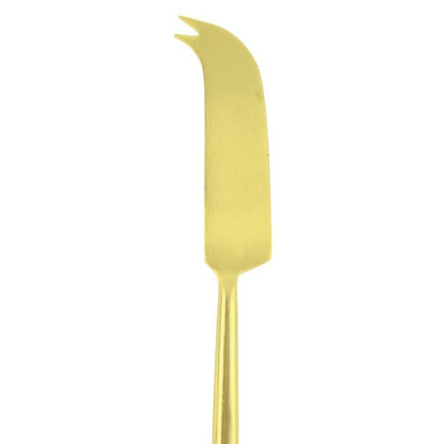 Matte Gold Cheese Knife
