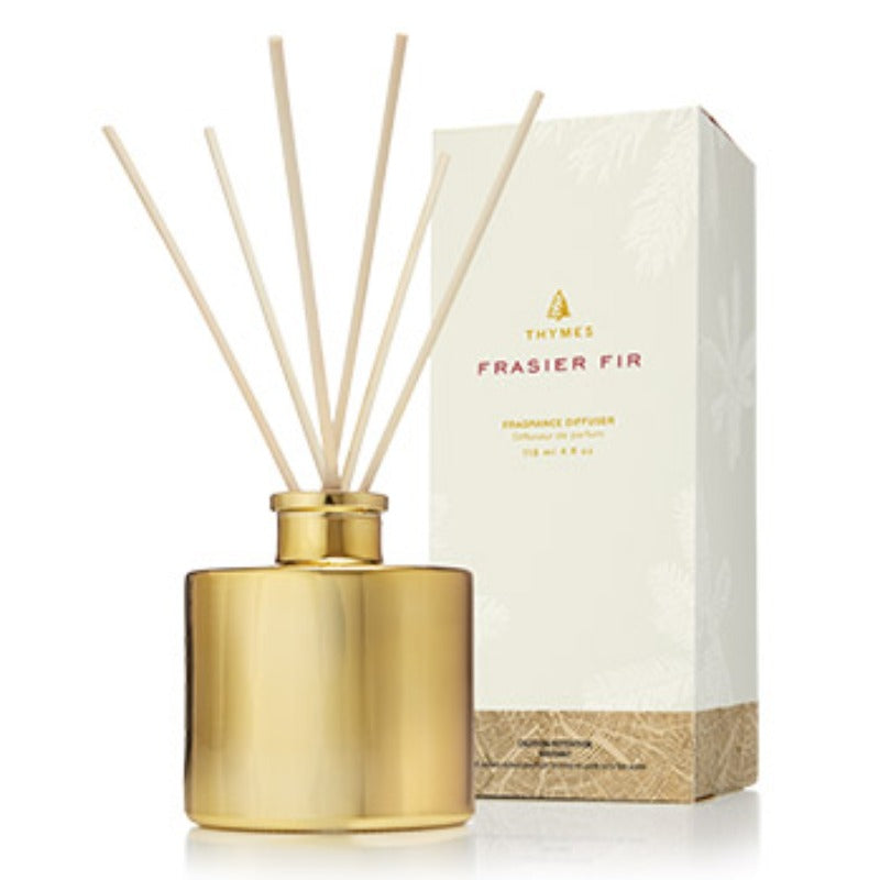 Frasier Fir Petite Gilded Diffuser-Gold