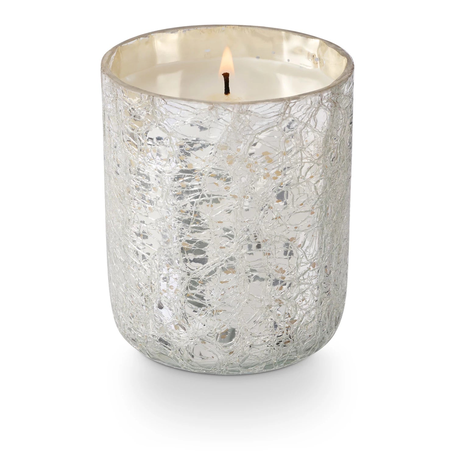 Balsam & Cedar Boxed Crackle Glass Candle ( 2 Sizes)