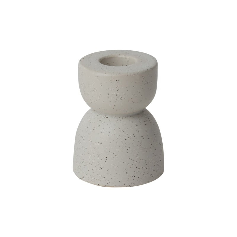 Speckled Ceramic Candlestick Holder (2 Sizes)