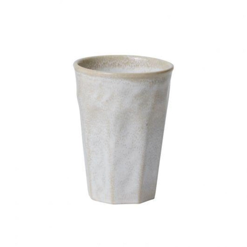 Vintage White Stoneware Tumbler