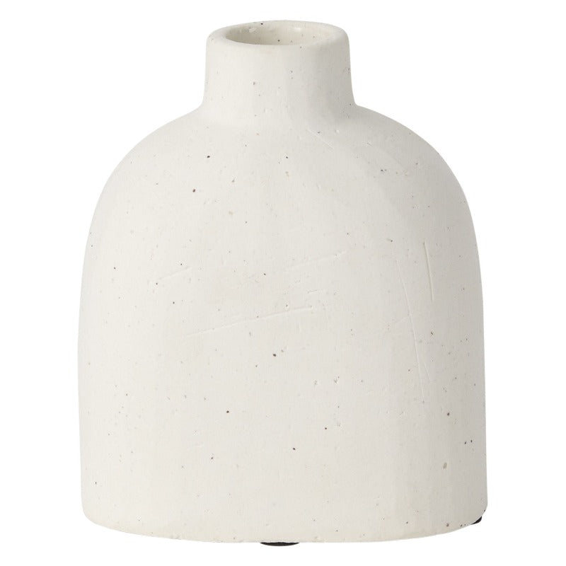 White Ceramic Bud Vase (2 Sizes)
