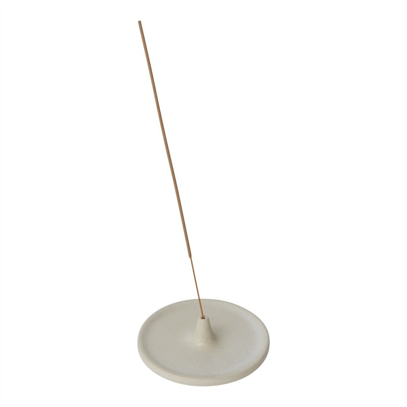 White Ceramic Incense Holder