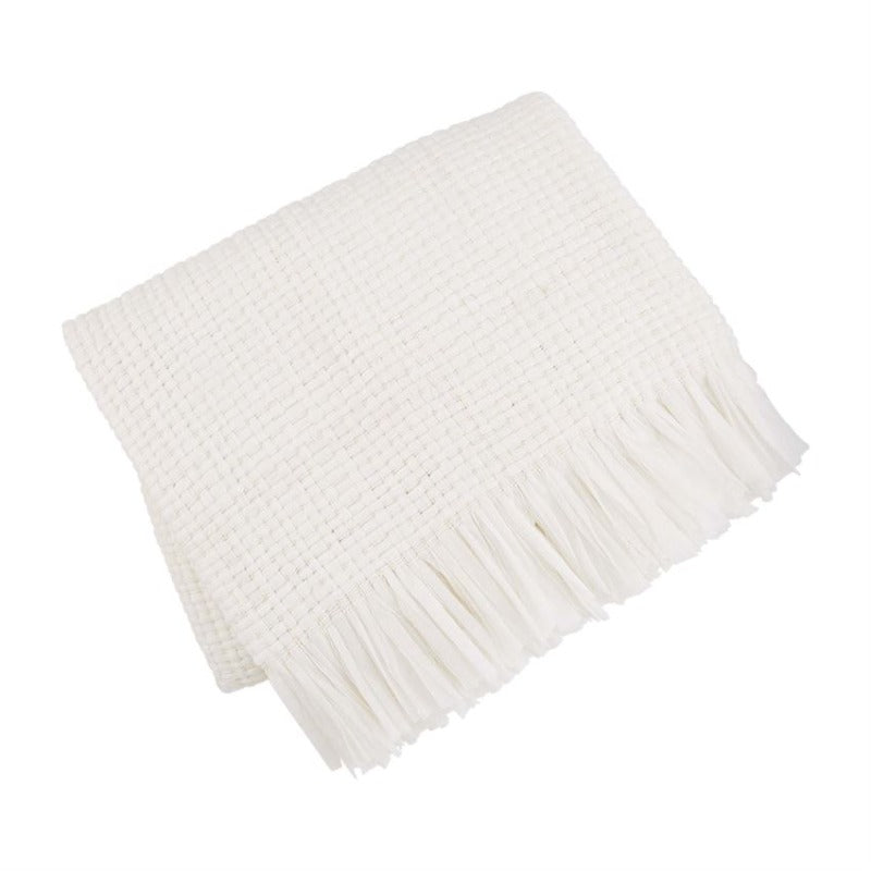 Chunky Woven Fringe Blanket (3 Colors)