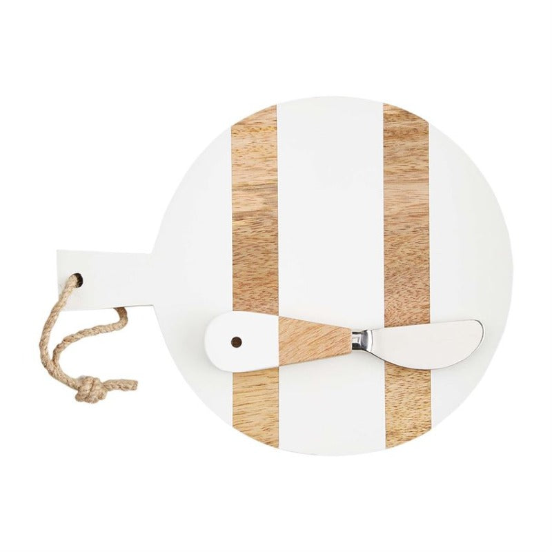 Mini Mango Wood Boards with Spreader (2 Styles)