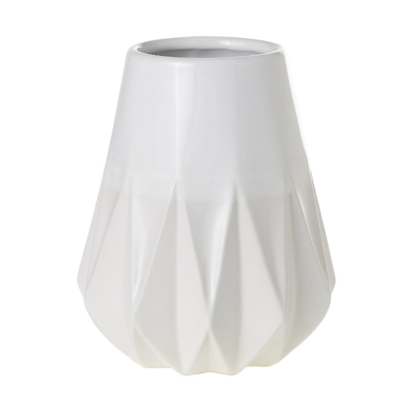 Two Tone Geometric Vase (2 Sizes)