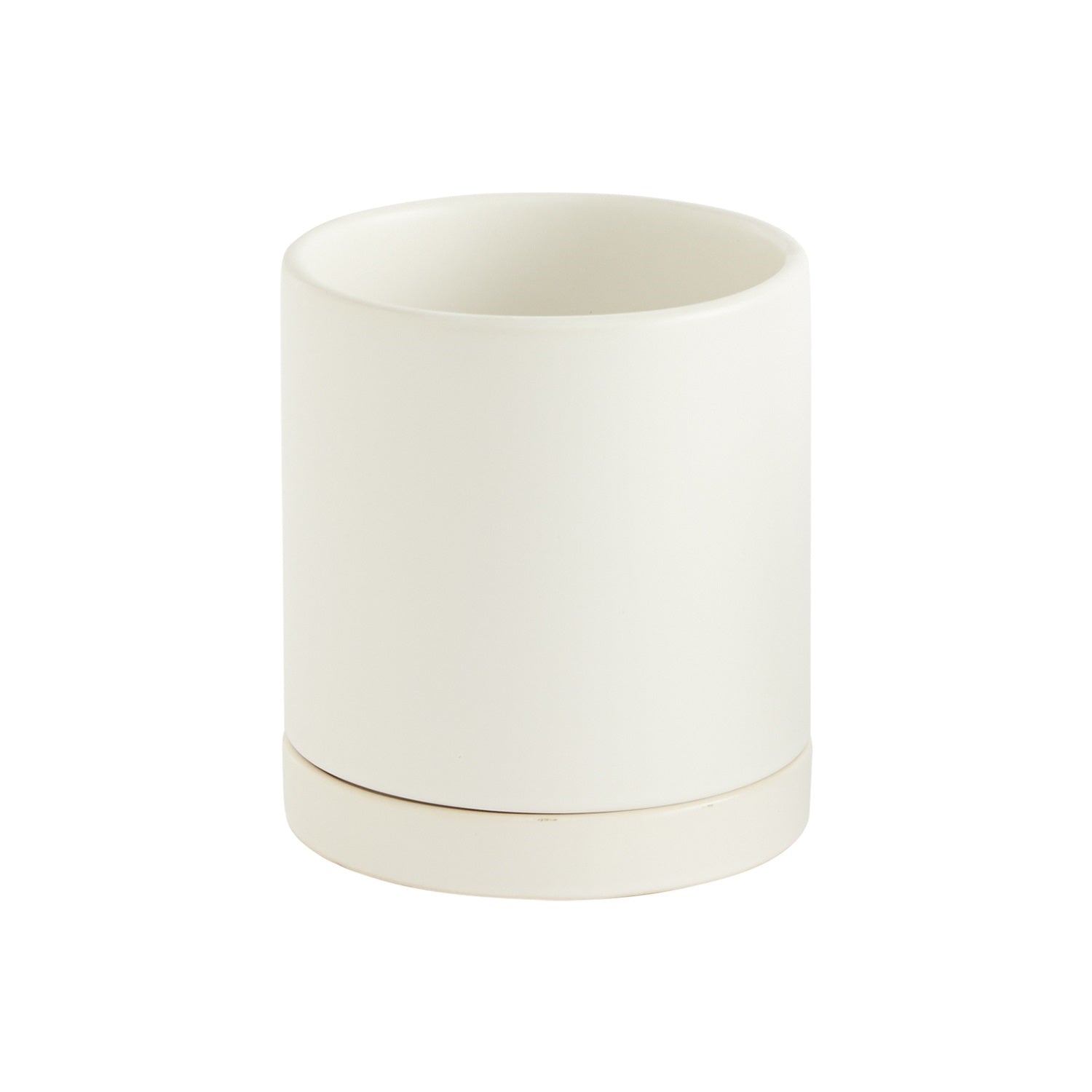 Matte White Romey Pot