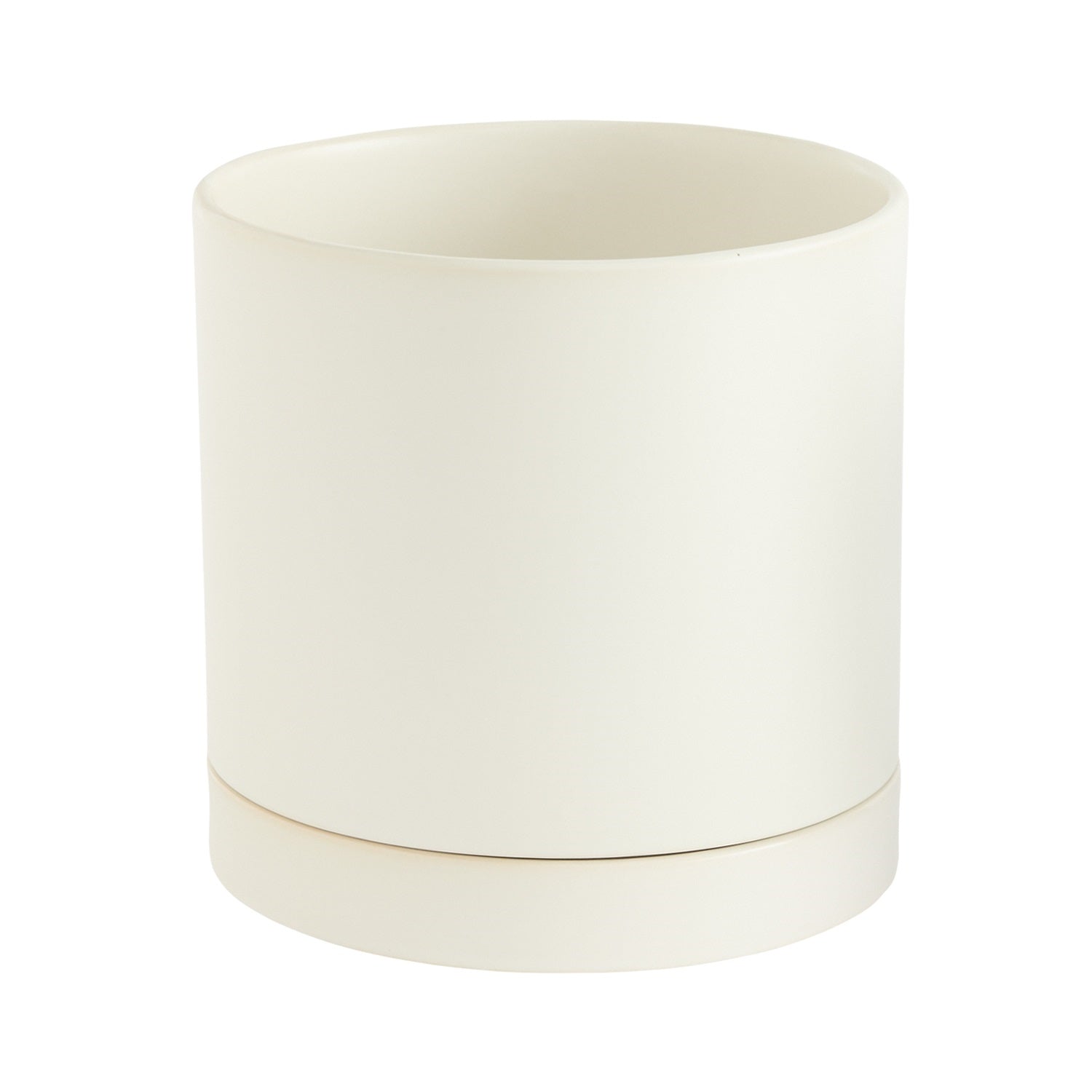 Matte White Romey Pot