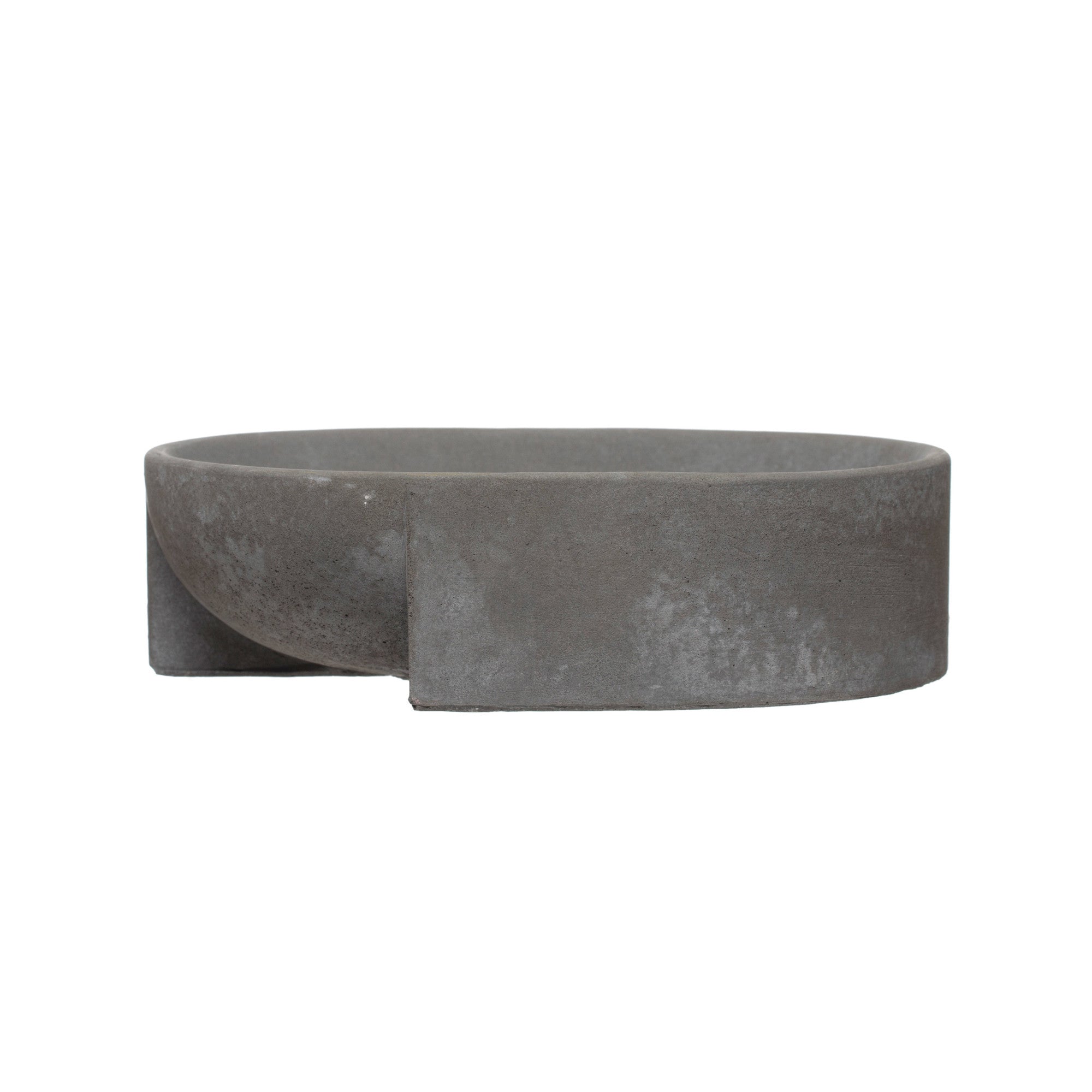 Grey Cement Soap Dish