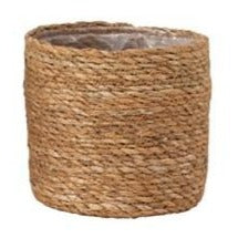 Hand Woven Seagrass Basket with Lining (6 Sizes)