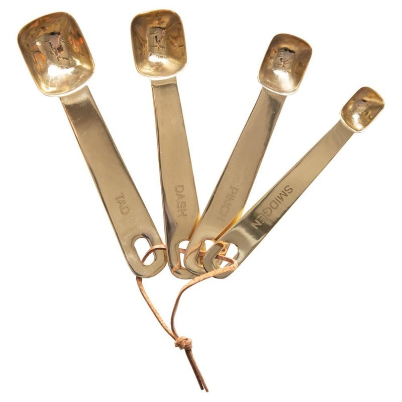 Gold Square Measuring Spoon Set