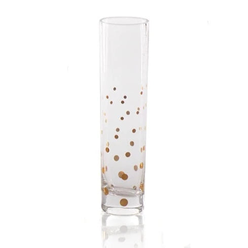Gold Champagne Flutes Stemless (6 Styles)