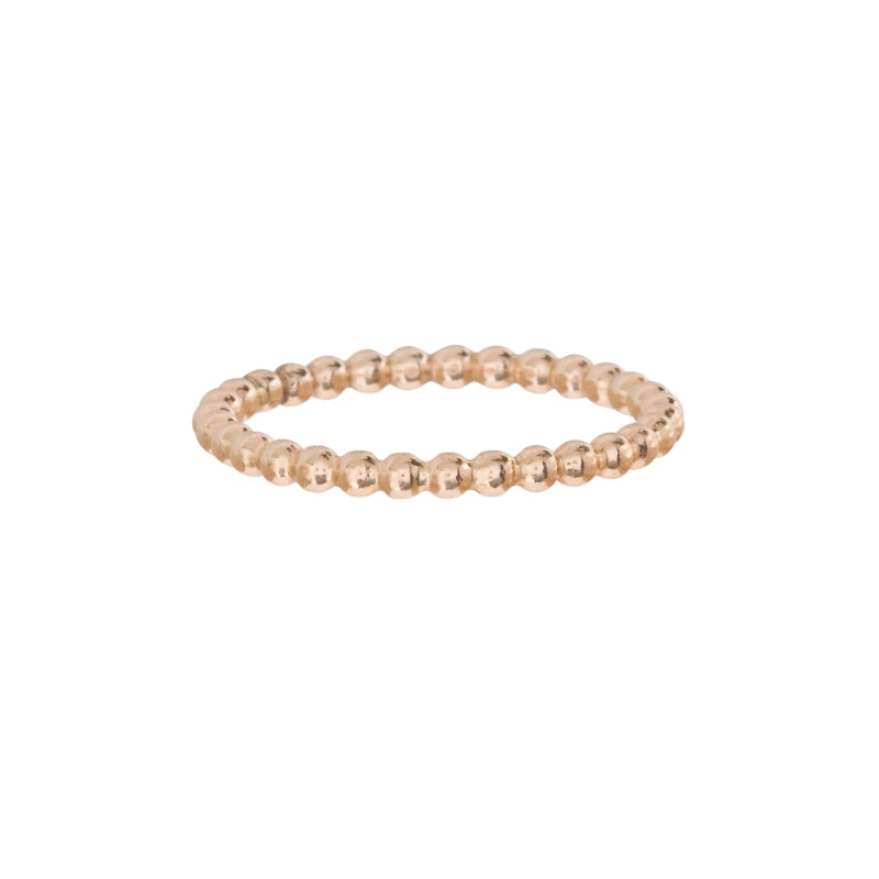 Classic Gold 2mm Bead Ring