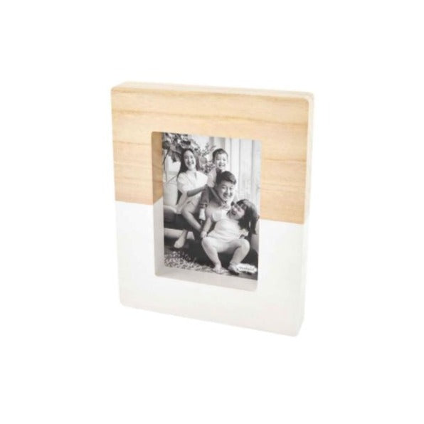 White Color Block Frame (2 Sizes)