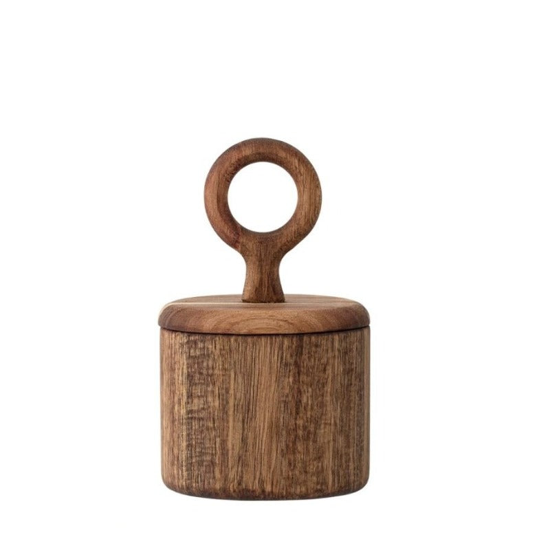 Acacia Wood Canister