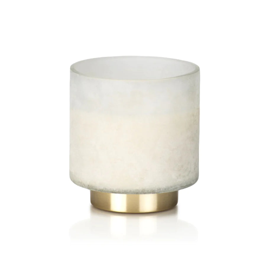 Matte White Tobacco Flower Candle (2 Sizes)