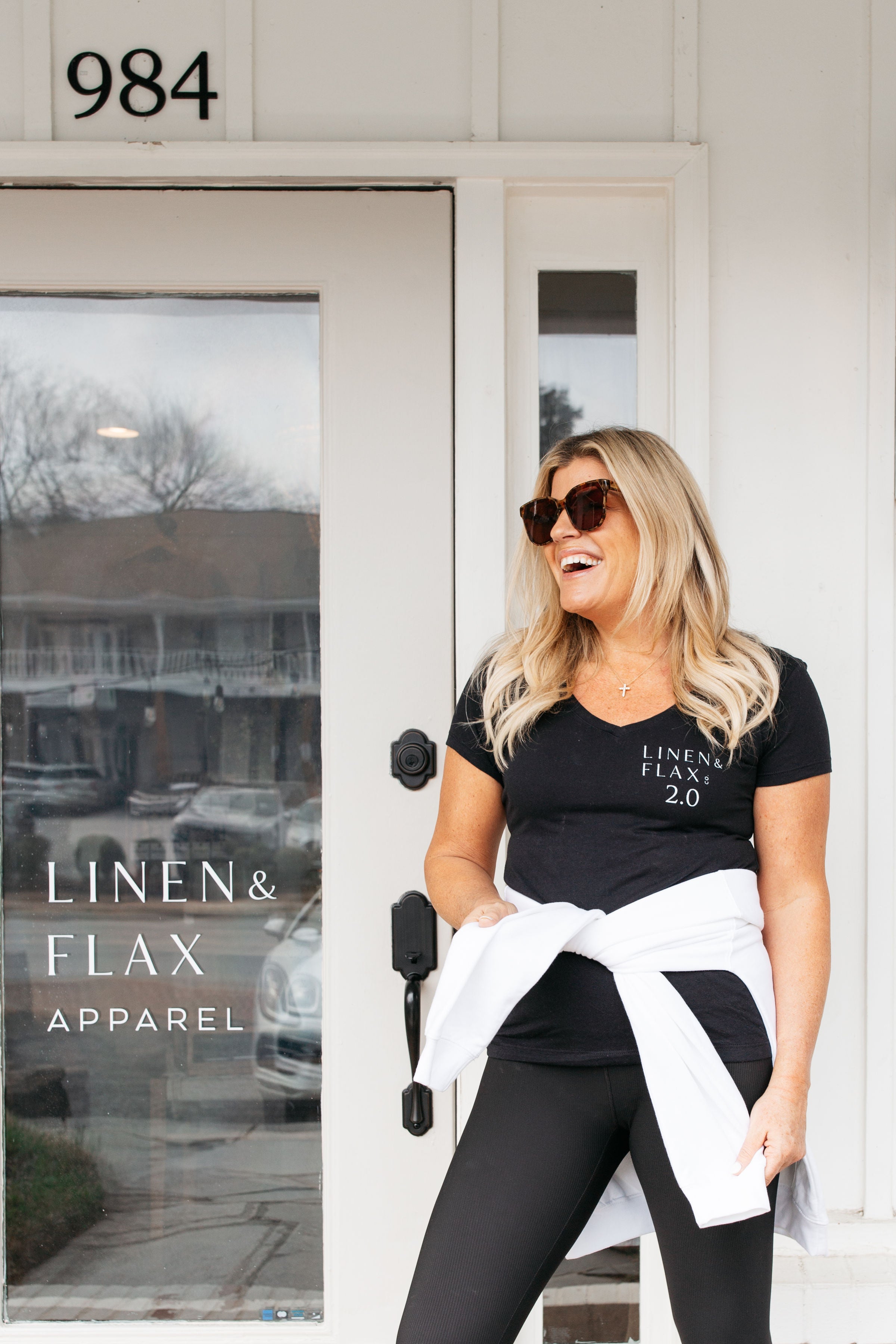 Linen + Flax 2.0 V-Neck T-Shirts