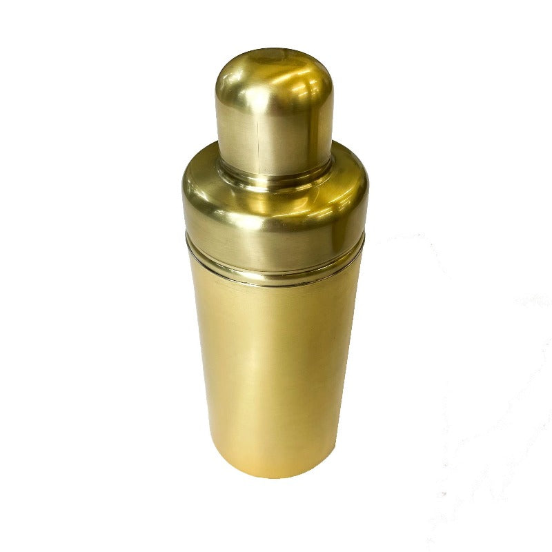 Matte Gold Cocktail Shaker