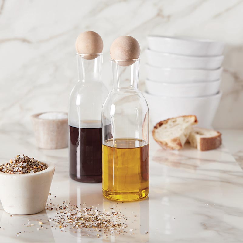 Glass Oil & Vinegar Carafe