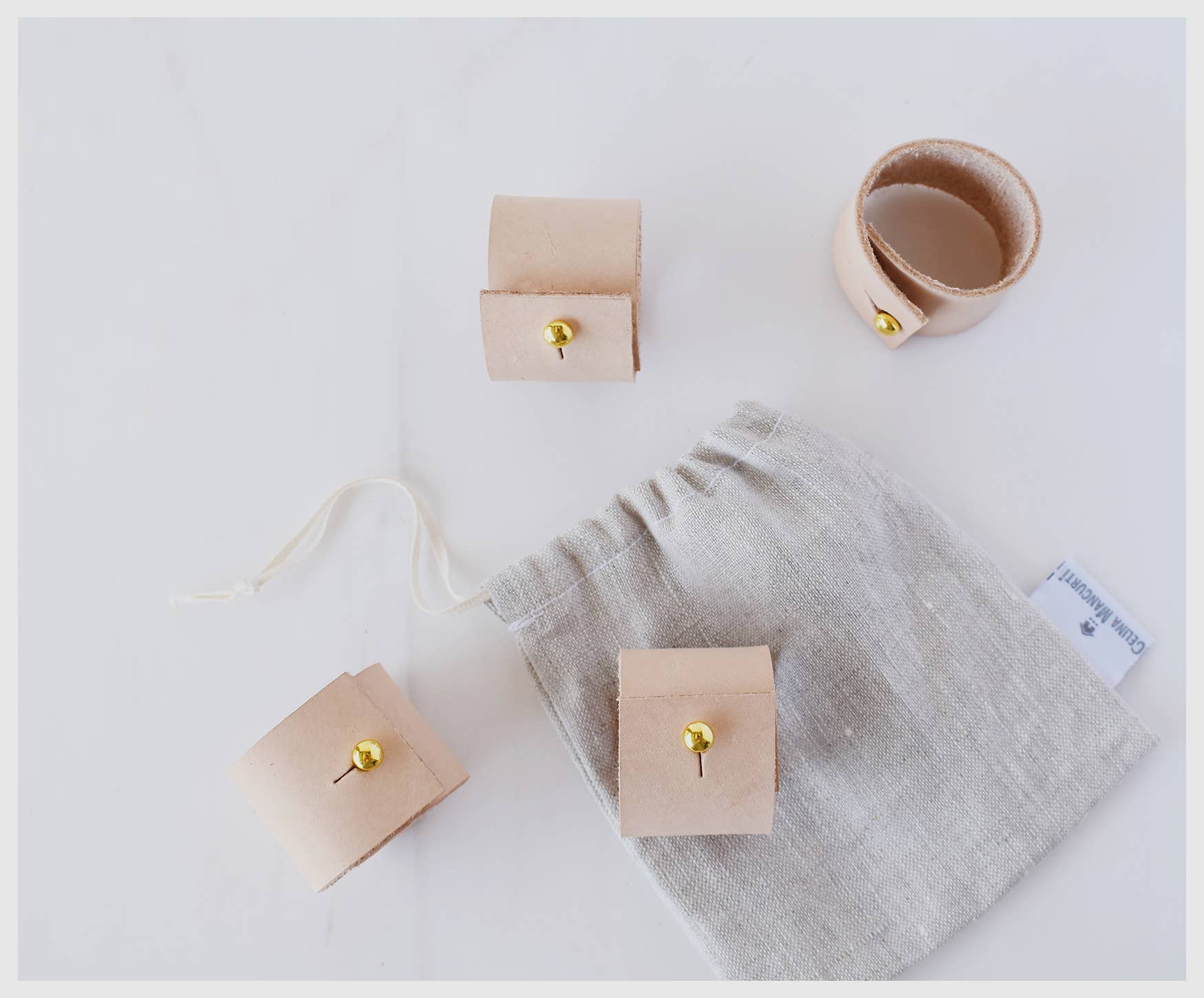 Leather Napkin Rings (Set of 4)