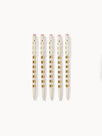 Gold Pencil Set (Set of 6)