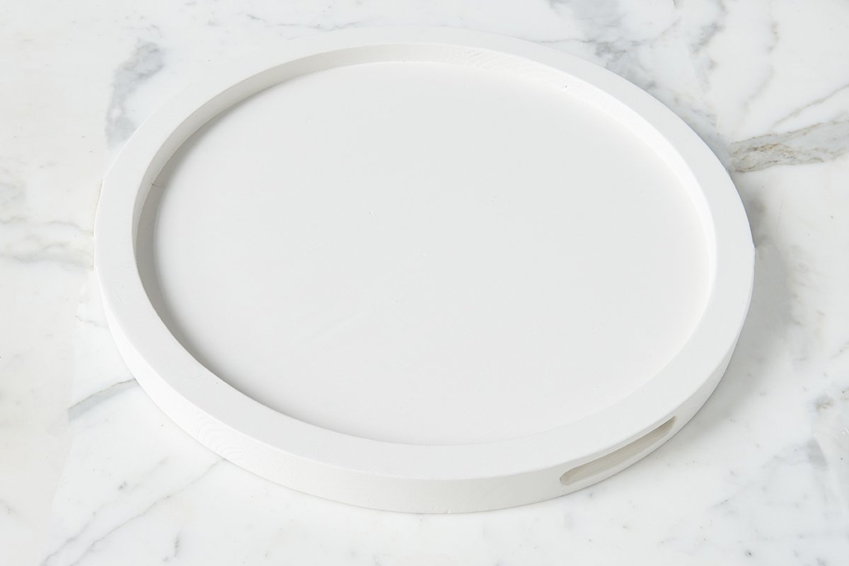 White Round Nesting Tray (2 Sizes)