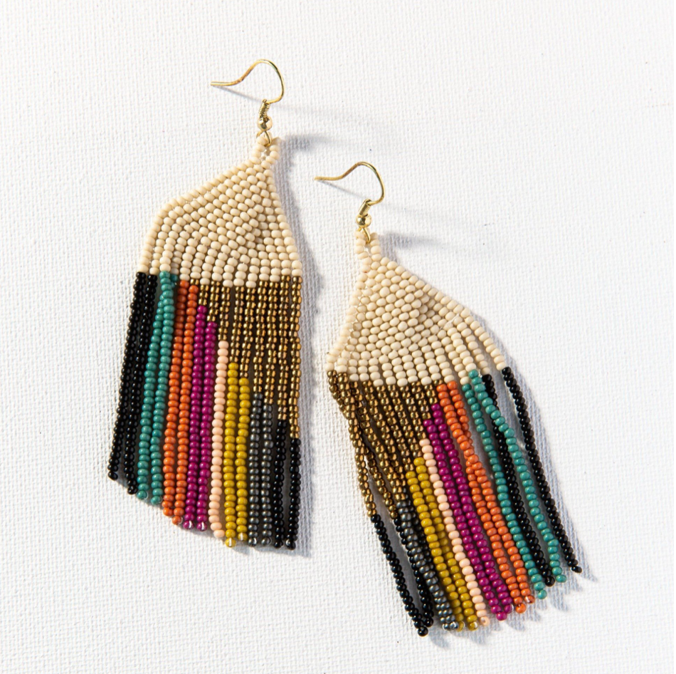 Muted Stripe Earrings