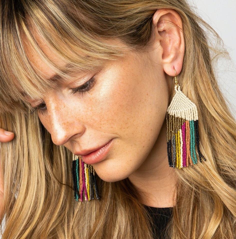 Muted Stripe Earrings