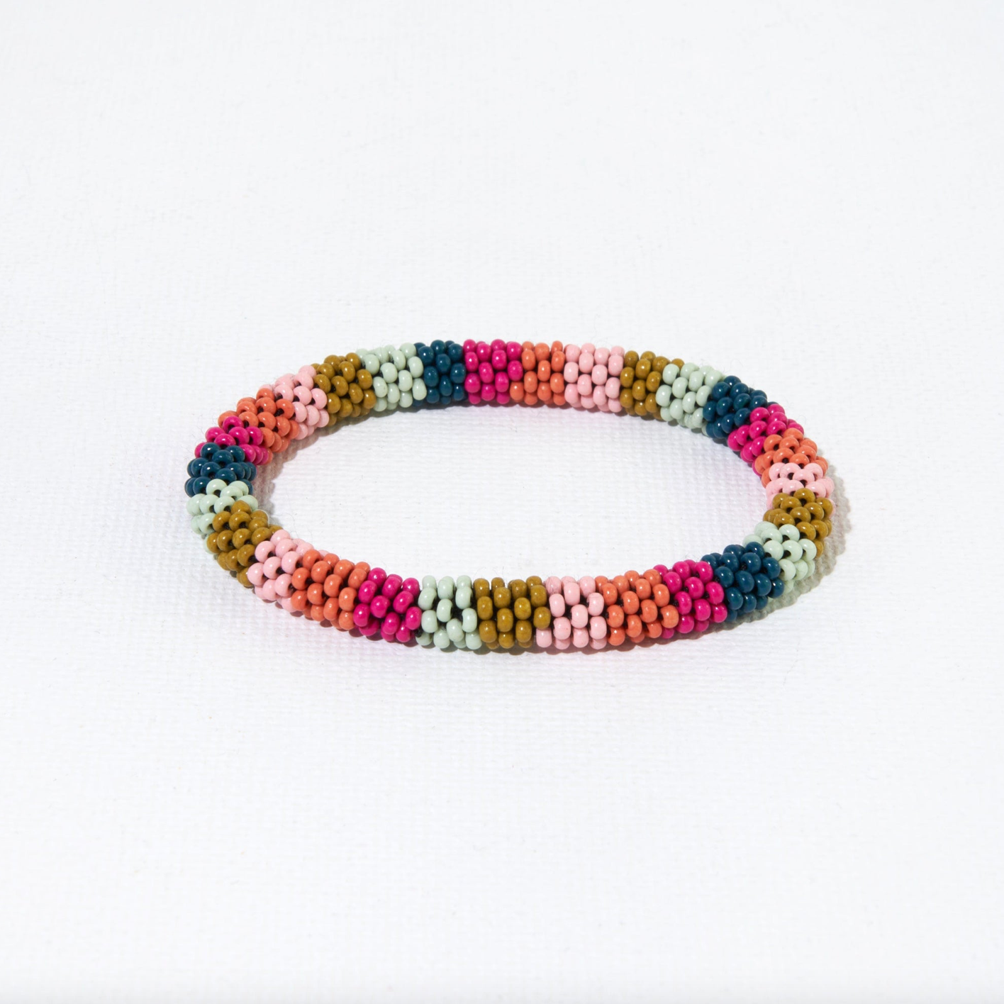 Stripe Bead Bracelet