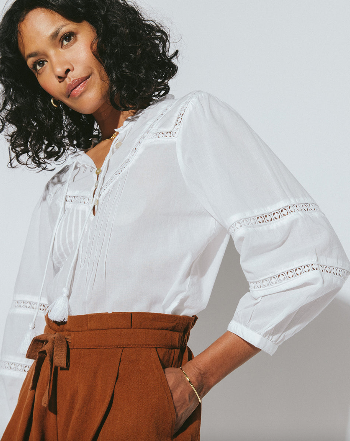 Cecilia Blouse-White