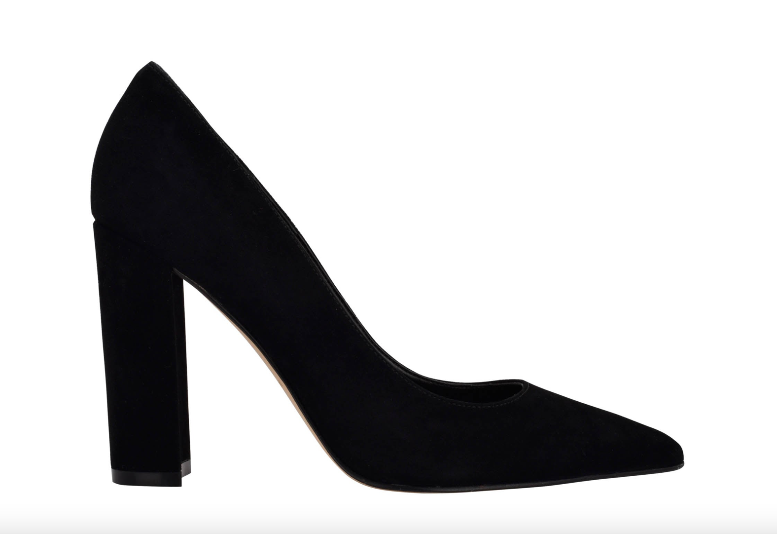 Abilene Heel-Black Suede