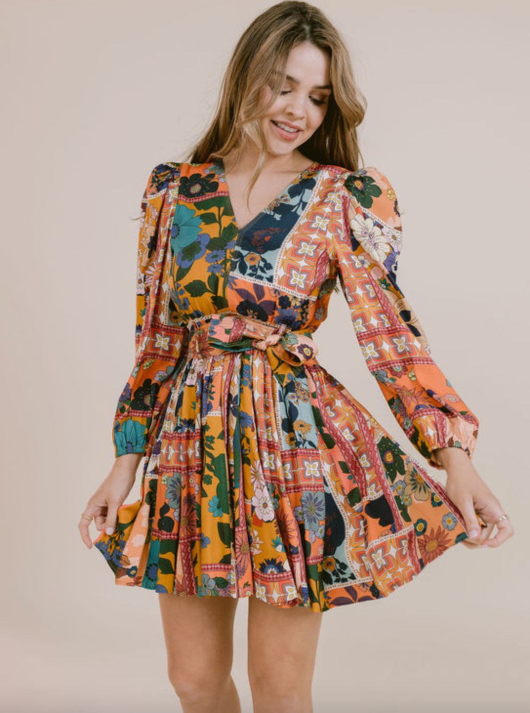 Emma Dress-Coral-Final Sale