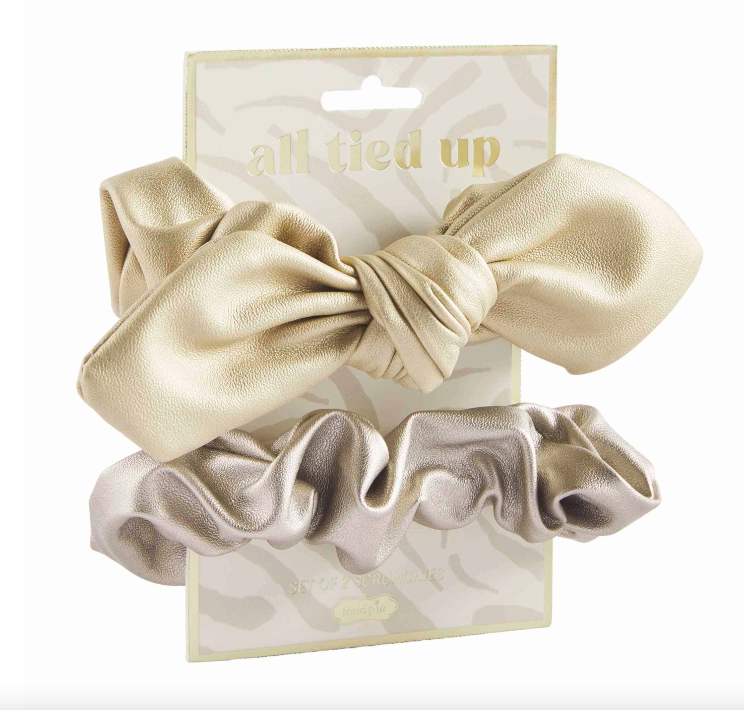 Leather Scrunchie Set