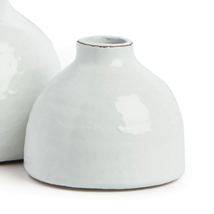 White Ceramic Glaze Vase (2 Sizes)