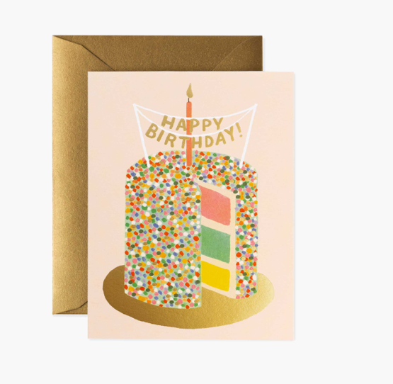 Layer Cake Birthday Card