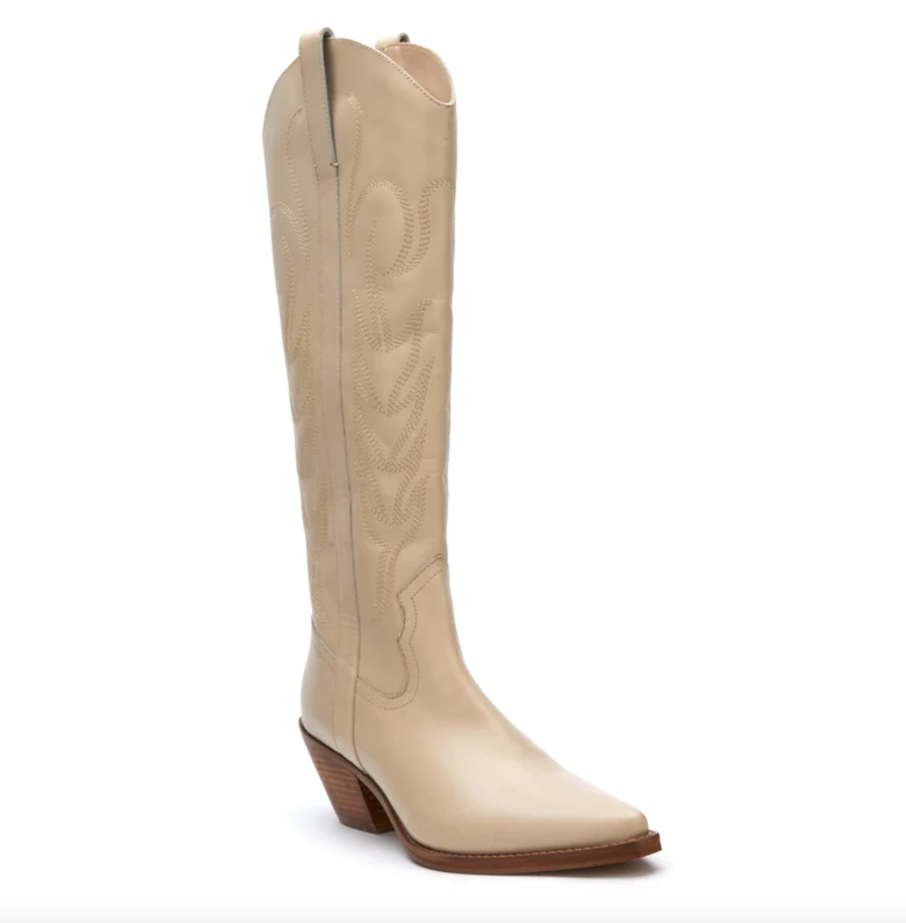 Agency Western Boot-Ivory-Final Sale