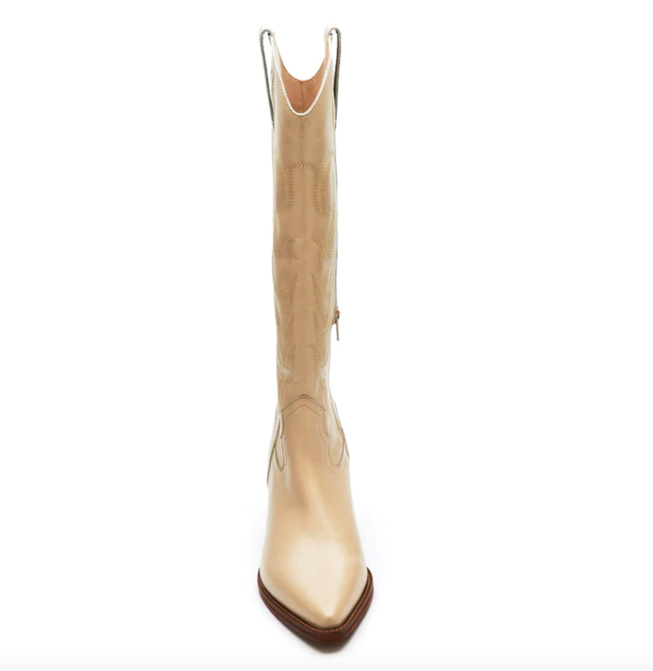 Agency Western Boot-Ivory
