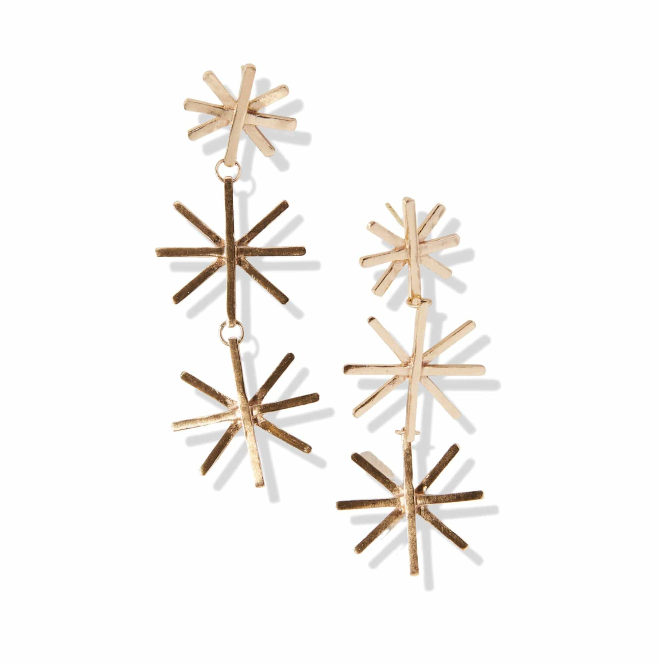 Triple Burst Earrings