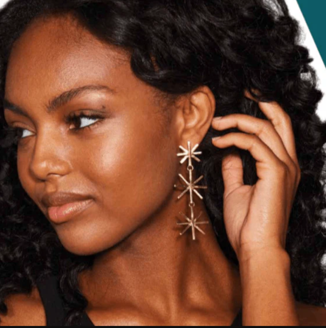 Triple Burst Earrings