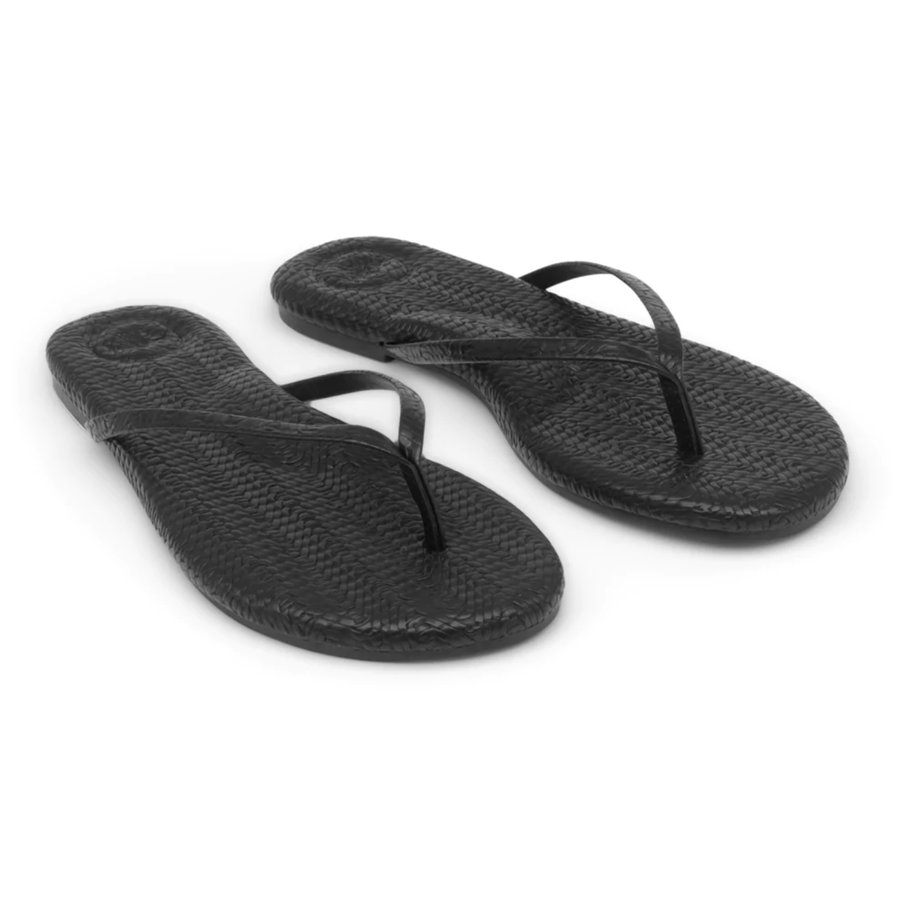 Indie Black Weave Sandal