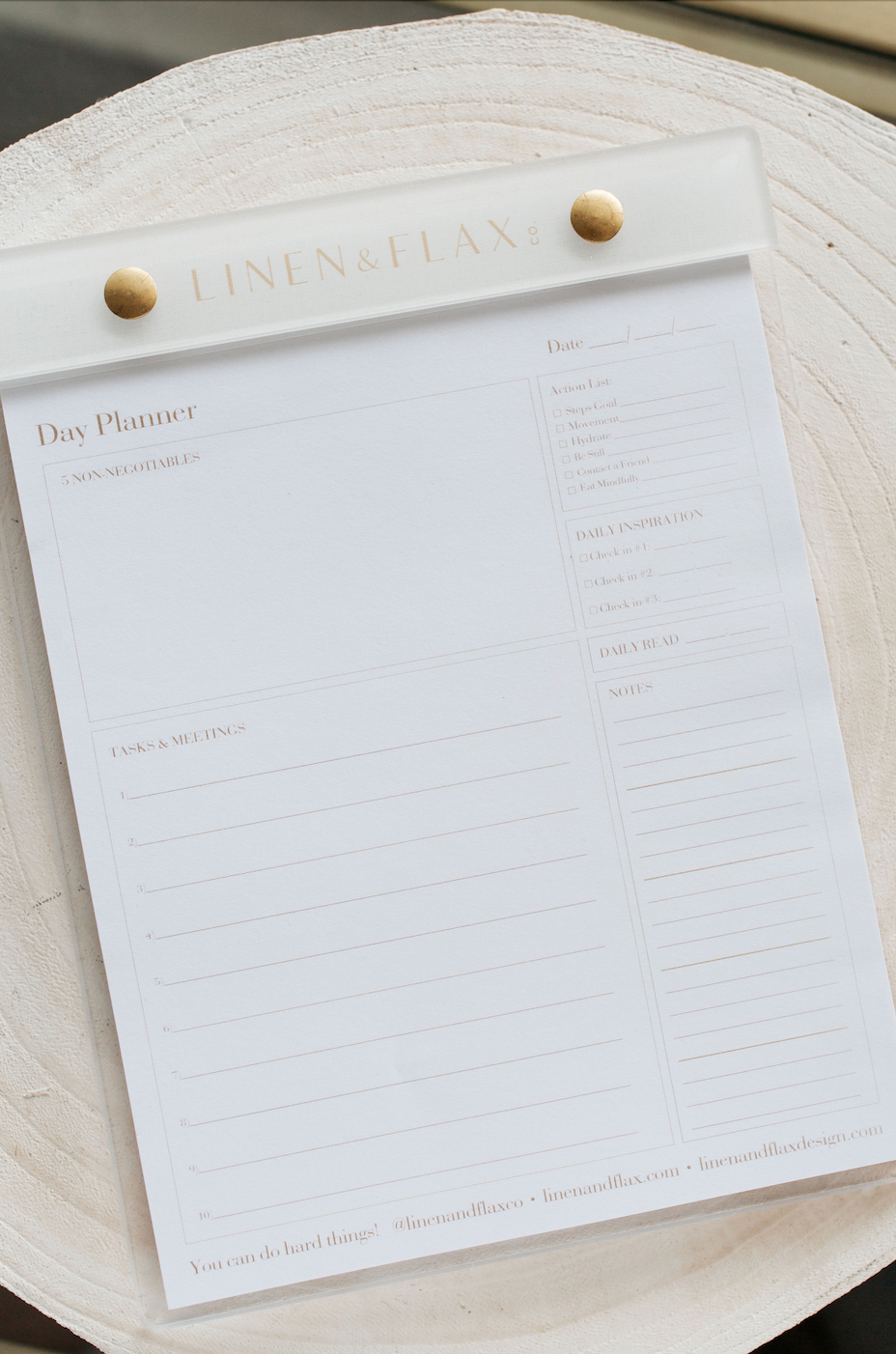 Daily Acrylic Notepad