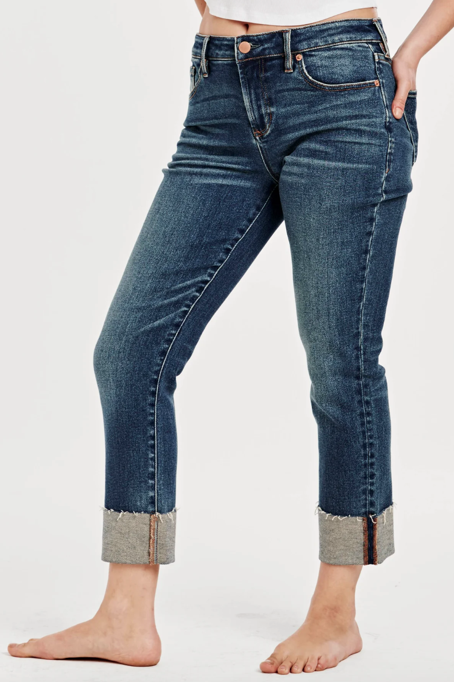 Cuffed Jeans-Tucson